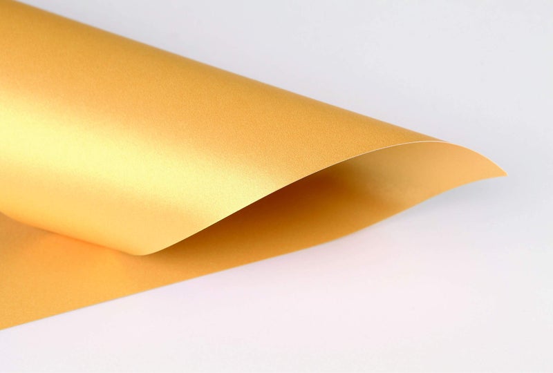 Bubbley Gold Metallic Paper - 100-Pack Golden Shimmer Paper, Crafting Supplies,Ticket, Invitation, Stationery, Scrapbook Use, Printer Friendly, 80lb Text, 8.5 x 11 Inches - Image 5
